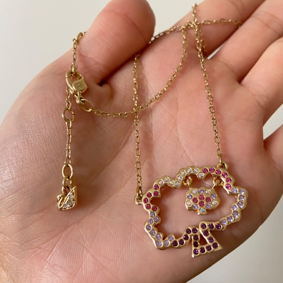 Swarovski Pink Tree Necklace - Picture 3 of 4